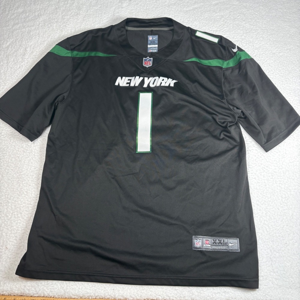 Nike On Field Men's New York Jets Sauce Gardner XXL Black Football Jersey